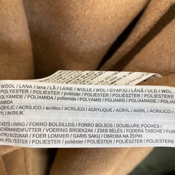 Mango Wool Blend Open Swing Coat - Picture 5 of 5